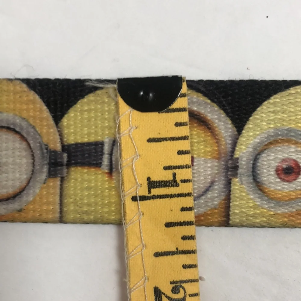 Despicable Me Minions Black Web Belt Small/ Medium